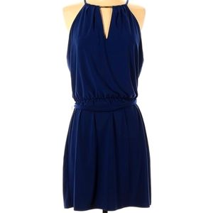 White House Black Market Navy Blue Dress- Medium